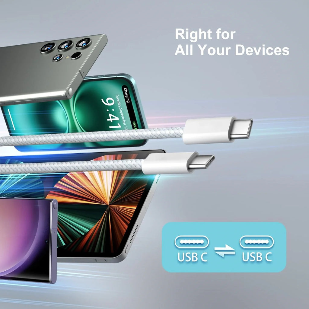 3-Pack USB C Phone Charger