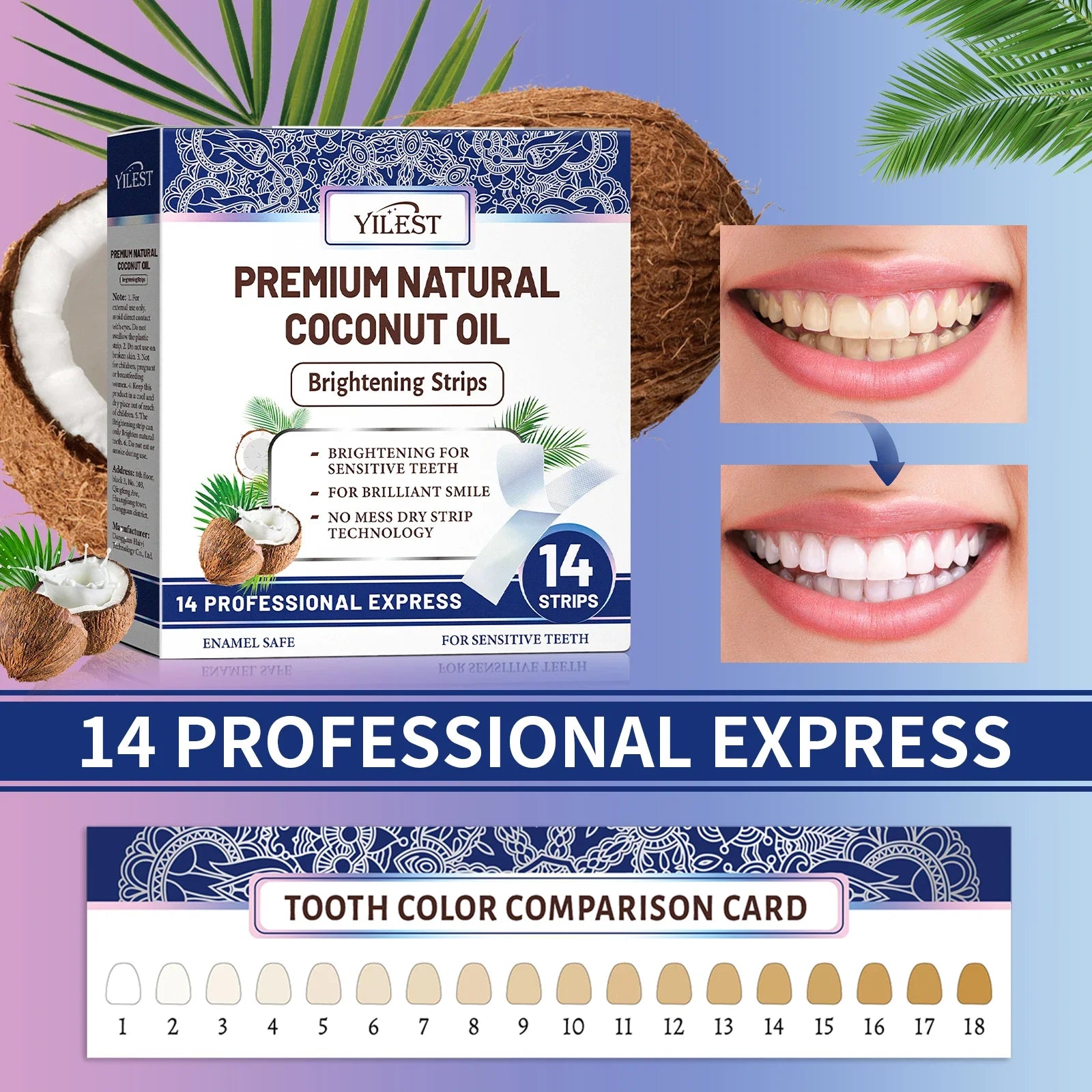 Teeth Whitening Strips 14-Pack